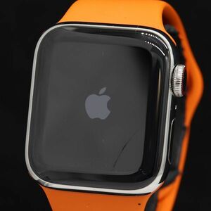 1 jpy box attaching Hermes Apple watch series 6 40mm rechargeable charge code attaching orange men's / lady's wristwatch KMR 2589400 4SGT