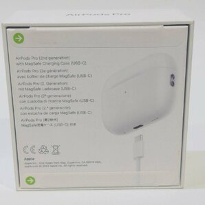 1円 新品未開封 Apple AirPods Pro 第2世代 MTJV3J/A 保証未開始 タイプC充電 ワイヤレスイヤホンの画像4