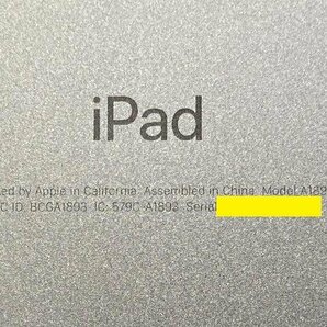 ジャンク品 Apple iPad 9.7インチ 第6世代 Wi-Fiモデル 32GB MR7F2J/A スペースグレイ 指紋認証 Retinaディスプレイ搭載/17の画像4