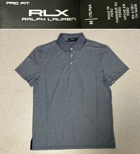 H215/未着RLX ラルフローレンPRO FIT 半袖ポロシャツ《メンズM》ブルーグレー速乾