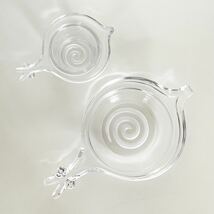 カタツムリ　ガラス　デザート皿　プレート　小鉢　2個セット_画像3