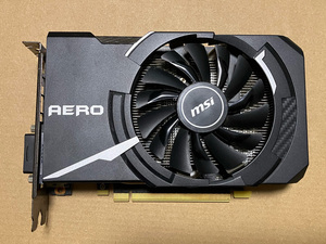 【通電確認済】MSI グラフィックスカード GEFORCE GTX 1060 AERO ITX 6G OC＜01＞