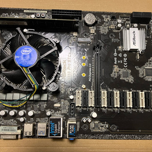 【メモリ/CPU付】ASRock H110 Pro BTC+ PCI Express3.0 マザーボード＜M-1＞の画像1