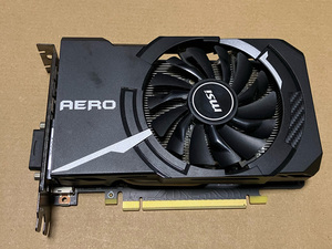 【通電確認済】MSI グラフィックスカード GEFORCE GTX 1060 AERO ITX 6G OC＜09＞