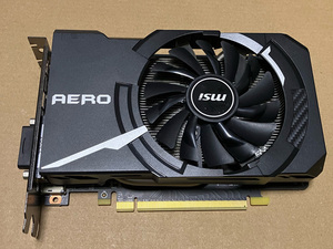 【通電確認済】MSI グラフィックスカード GEFORCE GTX 1060 AERO ITX 6G OC＜10＞