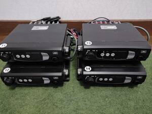 送料無料 JRC 日本無線 デジタル業務用無線機 JHM-438 4台 + スピーカマイク NQW-146A 4個 450MHz帯 1/4π QPSK T61 AMBE+2(TM) 業務無線