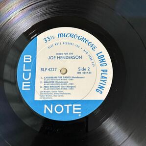 【LP】 VAN GELDER 刻印 MODE FOR JOE / JOE HENDERSON BLP 4227の画像9