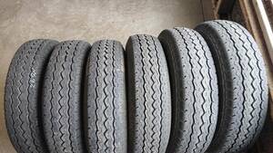 ★205/85R16 117/115L ダンロップSPLT5 中古品６本 NO.42★