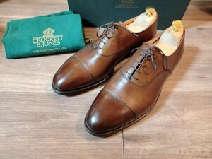 超美品 定価10万 クロケット＆ジョーンズ 9.5 E コノート Crockett&Jones ベルグレイヴ オードリー ハラム