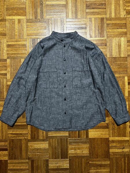 21SS テンダーロイン STAND SHT CHAMBRAY スタンド シャンブレー 新品未使用 M tenderloin シャツ ブラック