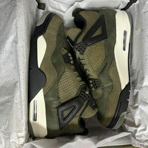 NIKE jordan 4 28cm オリーブ supreme travis stussyの画像3