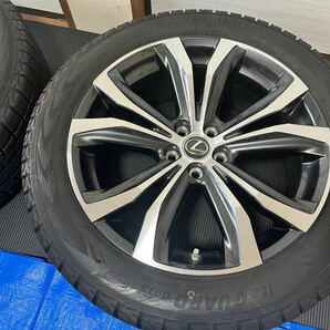 ★美品★レクサスRX450h RX200t Fスポーツ 純正 20インチタイヤ ホイール4本 バリ山 YOKOHAMA ICEGUARD STUDLESS 235/55R20. 102Qの画像6