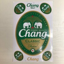 Chang Beer チャンビール ステッカー　S47_画像1