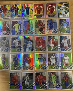 2020-21 Topps Chrome UEFA champions league refractor insert リフラクター インサート まとめ売り 29枚 ronaldo delpiero van dijk 