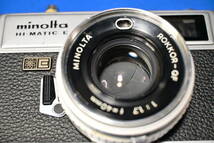 ◆◇minolta HI-MATIC E コンパクトフィルムカメラ◇◆_画像6