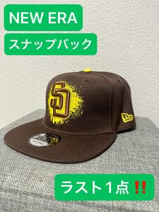 NEW ERA ベースボールキャップ ストレートキャップ サンディエゴ・パドレス ダルビッシュ有 スナップバック 流行り オシャレ