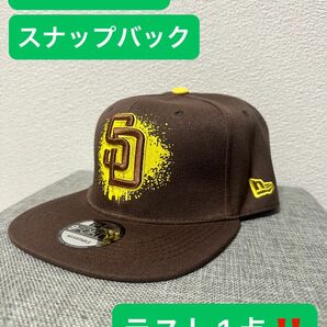 NEW ERA ベースボールキャップ ストレートキャップ サンディエゴ・パドレス ダルビッシュ有 スナップバック 流行り オシャレ