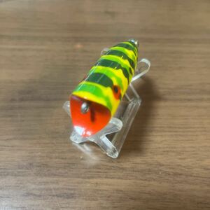 オールド ヘドン heddon 縦割れ 吹目　ベビーラッキー13 美品　BABY LUCKY13 S-4 ワカメ Heddon スミスカラー