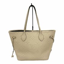 LOUIS VUITTON ルイヴィトン M46676 ネヴァーフルMM モノグラムアンプラント レディース トートバッグ ショルダーバッグ ホワイト系 ポーチ_画像1