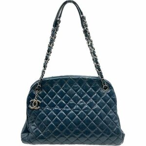 CHANEL シャネル マドモアゼル ボーリングバッグ チェーンショルダーバッグ マトラッセ 【中古】