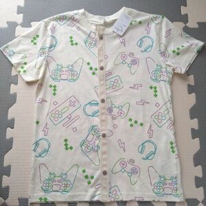 前開き加工　Tシャツ １５０cm 介護用