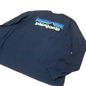 MEXICO製: patagonia: パタゴニア:背面デカロゴ:長袖Tシャツ:used men's-S JP-M位の画像1