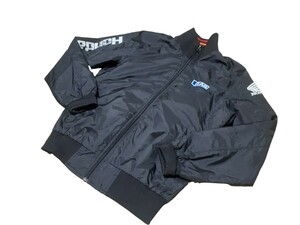 春:ガス ホンダレーシング GAS×Honda racing コラボ ナイロンジップジャケット ブラック MEN'S -M