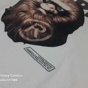 メンテ済:希少:BAPE ベイプ A BATHING APE ア ベイシングエイプ 半袖: 猿人プリントTシャツ:used:MEN'S-Mの画像3