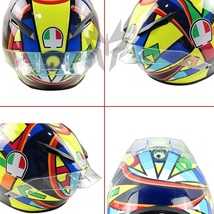 CHQ1364#ヘルメット用スポイラー☆オートバイ●AGV Pista GP RR/Pista GP R/Corsa R●クリア カラー エアロ テール 修理部品_画像3