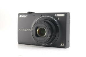 動作品 ニコン Nikon COOLPIX S6100 クールピクス 黒 ブラック コンパクトデジタルカメラ 管GG2628