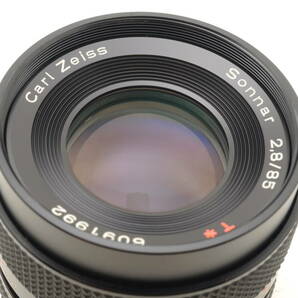 コンタックス CONTAX Carl Zeiss Sonnar 85mm f2.8 T* MF 一眼カメラレンズ 管GG2821の画像8