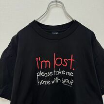 00s メキシコ製　古着　Tシャツ　U.S.T'S I'mLost ブラック_画像3