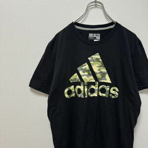 アディダス　adidas 古着　Tシャツ　トレフォイル　迷彩