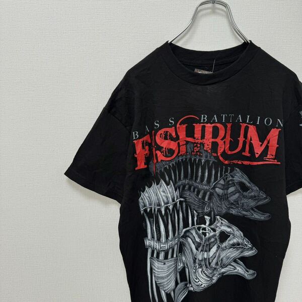 BassBattalion Fishbum Tシャツ　タグ付き　ブラックバス