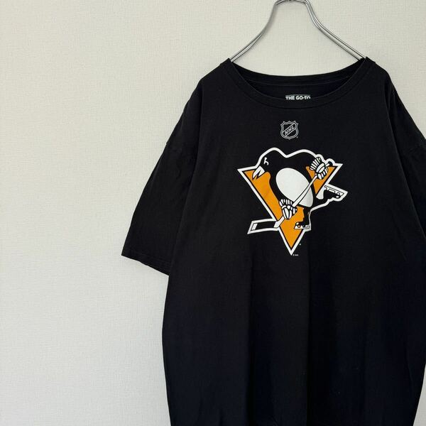 NHL ピッツバーグ　ペンギンズ　アディダス　古着　Tシャツ　adidas