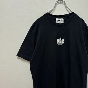 トレフォイル　古着　Tシャツ　刺繍ロゴ　アディダス　adidas