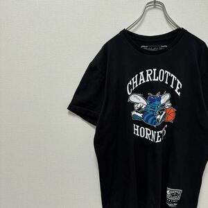 NBA シャーロットホーネッツ　古着　Tシャツ　mitchell&ness