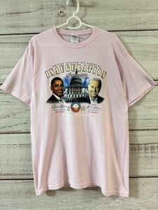 バイデン　オバマ　元大統領　古着　Tシャツ　2009 ギルダン　GILDAN