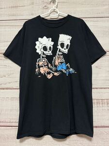 シンプソンズ　古着　Tシャツ　ホラー　ガイコツ　TheSimpsons アニメT