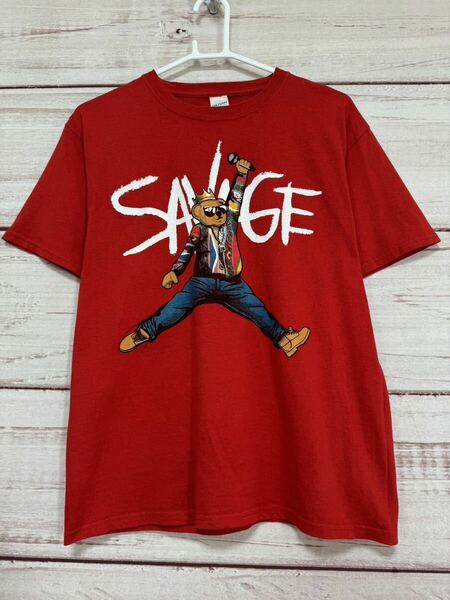 Savage Bear 古着　Tシャツ　クマ　ベアー　ギルダン　GILDAN