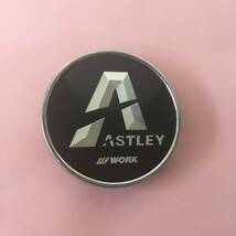 W219-7★WORK ASTLEY ワーク アストレイ アルミホイール用センターキャップ中古1枚★外径約59mm_画像3