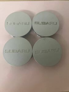 C49-9★スバル 純正アルミホイール用センターキャップ中古4枚★外径約59mm