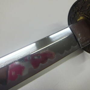 骨董祭 刀祭 模造刀 2本セット 日本刀 打刀 脇差 自宅長期保管品 傷、汚れ有の画像7