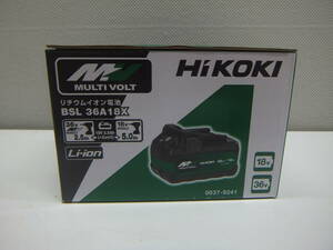 工具祭 未使用 HiKOKI ハイコーキ リチウムイオン電池 BSL36A18X 18V 36V 0037-9241