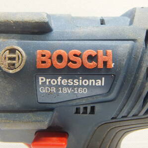 工具祭 BOCSH ボッシュ コードレスインパクトドライバ GDR 18V-160 充電器 バッテリ2個 中古 稼動確認の画像3