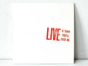 THE ROLLING STONES LIVE R THAN YOU&#039; LL EVER BE CARDBORAD SLEEVE