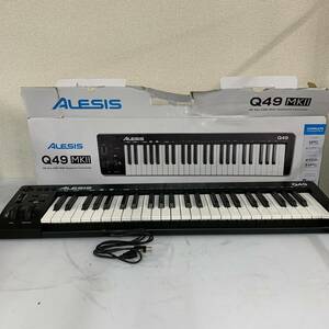 【Gt-5】 Alesis Q49 MKII MIDIキーボード 通電確認済 元箱付き アレシス 中古品 1394-41