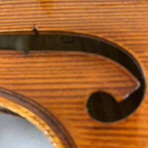 【P-2】 名称不明 バイオリン ファスナー破損 キズあり 汚れあり 中古品 1394-45の画像6