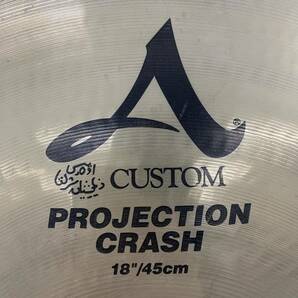 【N-3 緑 大】 Zildjian A custom Projection 18' シンバル ジルジャン クラッシュシンバル プロジェクション 18インチ 1641-16-2の画像3