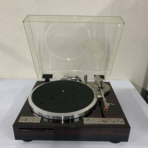 【Ja-3】 Victor QL-Y44F レコードプレーヤー 動作確認済 キズあり 汚れあり ビクター 中古品 1262-1の画像1